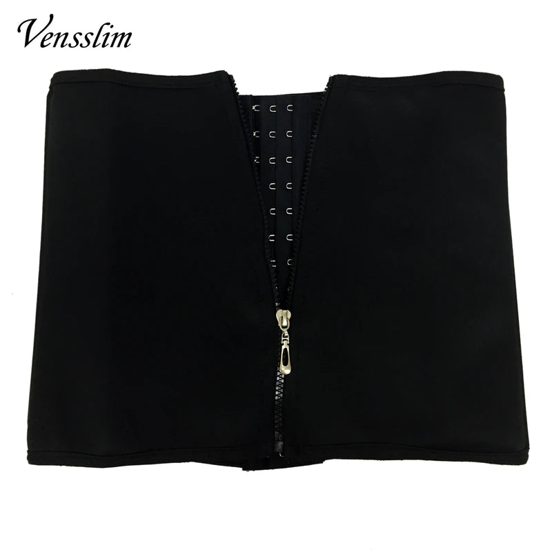 Vensslim Thermal Waist Trainer with Zipper – Slimming and Abdominal Support Belt
